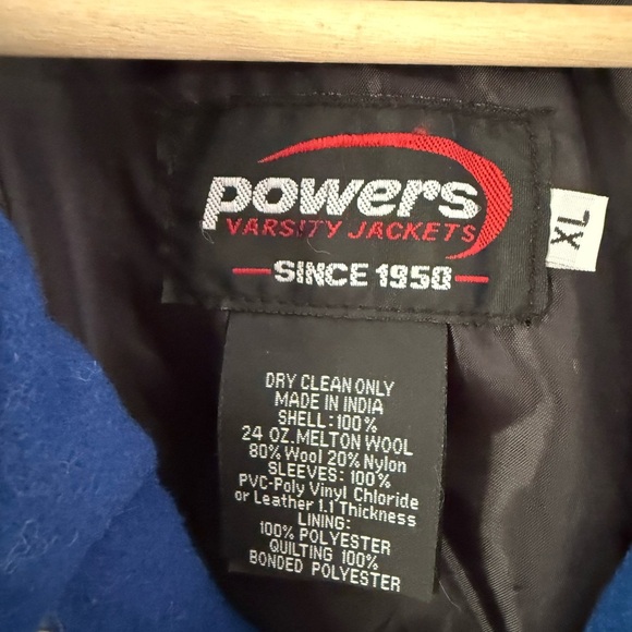 Vintage Red and Blue Washington WM #66 Preppy Varsity Letterman’s Jacket size XL - Picture 5 of 8